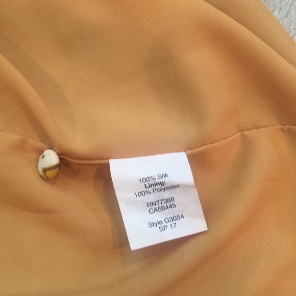 Madewell 100% Silk Boho Assam Floral Lace Up  3/4 Sleeve Dress XL - Picture 8 of 8